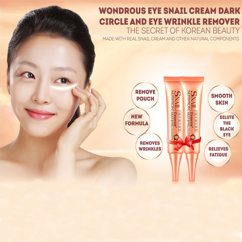 Wondrous Eye Essence Snail Cream Dark Circle and Eye Wrinkle Remover