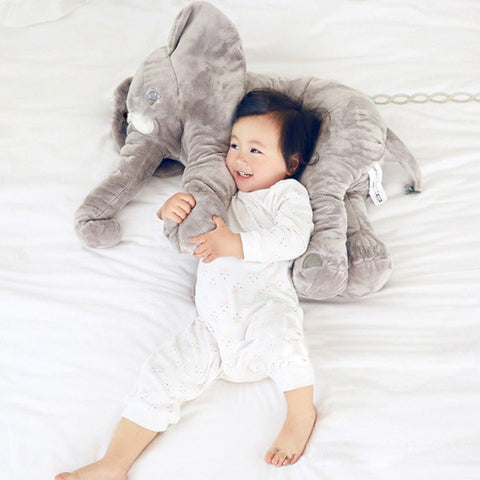 Large High Quality & Soft Elephant Plush Pillow