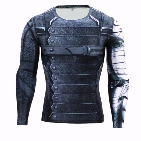 Awesome Long sleeve Fitness Compression Shirt for Men.