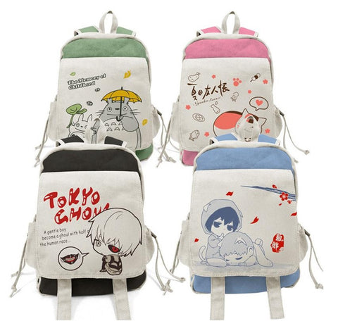 NEW Unique Cartoon Unisex Canvas Backpacks