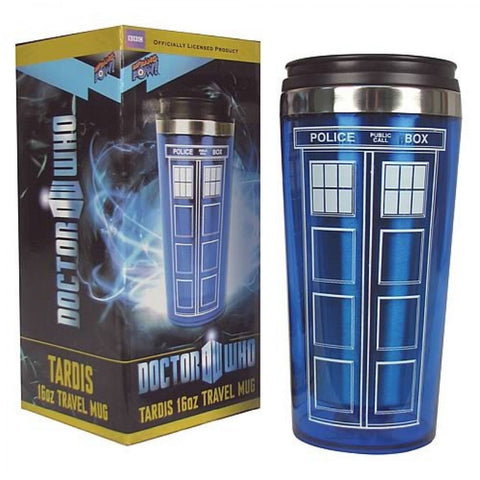 Doctor Who Tardis 16oz Travel Mug
