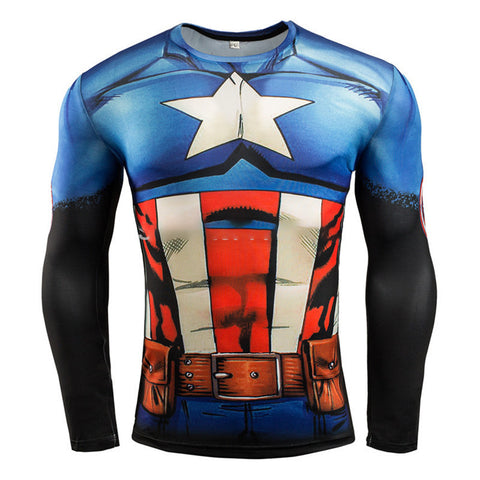 Awesome Long sleeve Fitness Compression Shirt for Men.