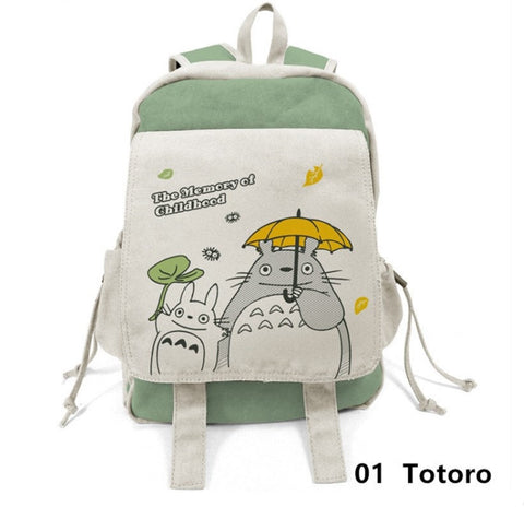 NEW Unique Cartoon Unisex Canvas Backpacks