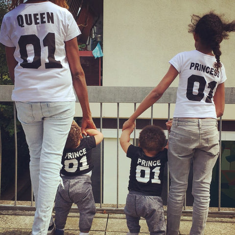 Royalty Family Matching T-shirts King, Queen, Prince, Princess