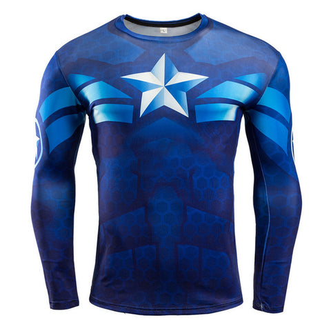Awesome Long sleeve Fitness Compression Shirt for Men.