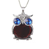New Fashion Charms Crystal Owl Rhinestone Gem Necklace