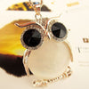 New Fashion Charms Crystal Owl Rhinestone Gem Necklace