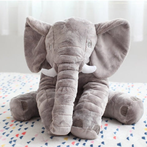 Large High Quality & Soft Elephant Plush Pillow