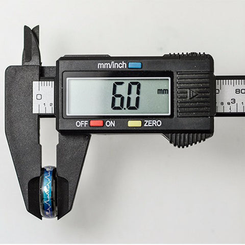 Beautiful Fashion Heartbeat Titanium Mood Rings