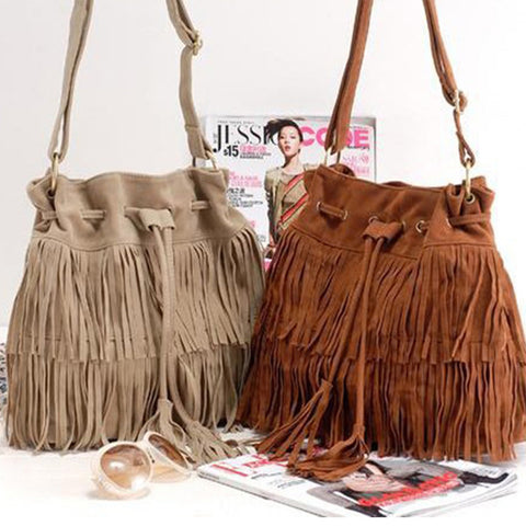 High Quality Tassel Women Shoulder Bag