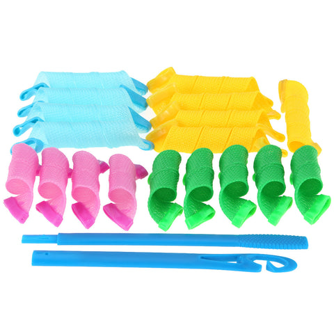 Magic Rollers 18 PCS Hair Curlers Twist Spiral Circle