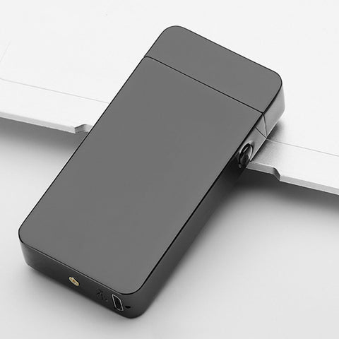 USB Electric Dual Arc Metal Flameless Rechargeable Torch