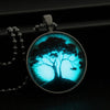 Glowing Pendant Necklace tree of life