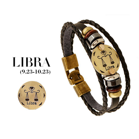 Genuine Zodiac Sign Bracelet