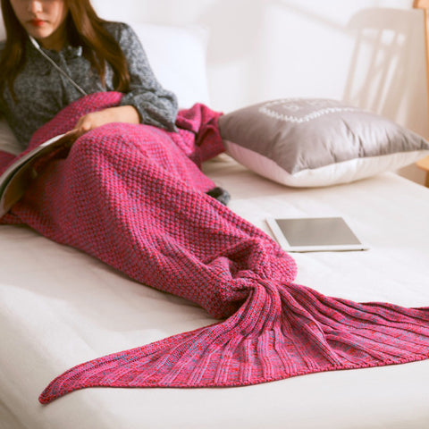 Handmade Comfy Mermaid Tail Blanket