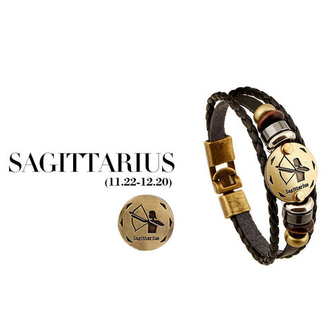 Genuine Zodiac Sign Bracelet